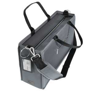 Desk Sharing Bag L - Polyethylen (RPET) - dunkelgrau - 50 x 28 x 15 cm