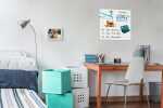 SIGEL B1100 Glas-Magnettafel Be!Board - 45 x 45 x 0,90 cm - weiß