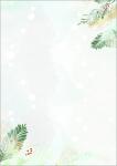 Weihnachts-Motiv-Papier Tannenzweige blau/grün/gold...
