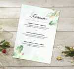 Weihnachts-Motiv-Papier Tannenzweige blau/grün/gold 90 g/m² A4 100 Bl