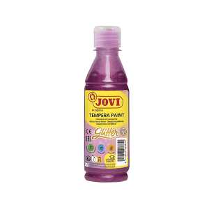 Flüssige Plakatfarbe Glitzer 250ml Flasche, pink