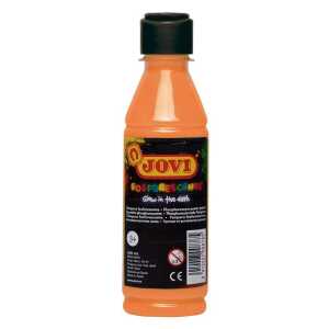 Jovi Flüssige Plakatfarbe phosphorescent 250ml Flasche, orange