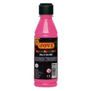 Jovi Flüssige Plakatfarbe phosphorescent 250ml Flasche,magenta