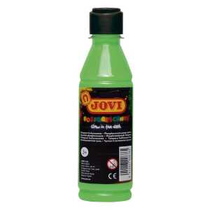 Jovi Flüssige Plakatfarbe phosphorescent 250ml Flasche, grün
