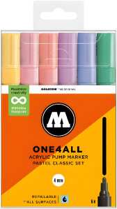 Acrylmarker One4All 227HS Pastel Classic Set