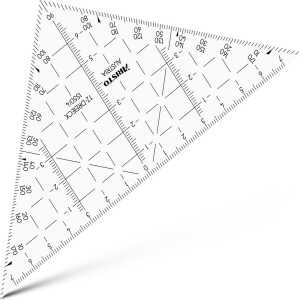 Aristo TZ-Dreieck 16 cm transparent, extrem biegsam, ohne Facette