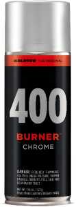 Sprühdose 400 BURNER chrome 400ml, hochglänzend, Farbe: Chrom