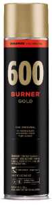 Sprühdose 600 BURNER chrome 600ml, hochglänzend, Farbe: Gold