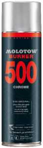 Sprühdose BURNER chrome 500ml, hochglänzend, Farbe: Chrom