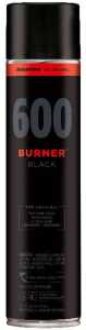 Molotow Sprühdose 600 BURNER black 600ml, matt, Farbe: schwarz