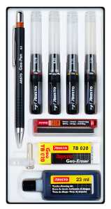 Tuschefüller mg1 pro Studio 4er-Set 9-teilig, 0.18/0.25/0.35/0.50 mm