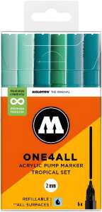 Molotow Acrylmarker One4All 127HS Tropical Set