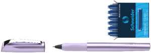 Schneider Set Tintenroller Ceod Shiny lilac/Tintenpatronen blau