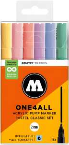 Acrylmarker One4All 127HS Pastel Classic Set