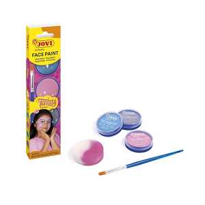 Jovi FACE PAINT Fantasy Schminke 3 Dosen a 8ml, farbig sortiert