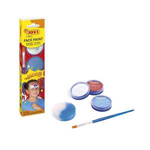 FACE PAINT Adventure Schminke 3 Dosen a 8ml, farbig soriert