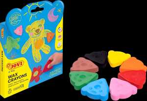 Jovi LOURS MAGIQUE Wachsstifte 8er Kartonetui, farbig sortiert