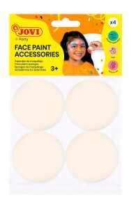 FACE PAINT Schminkschwämme Beutel mit 4 Stück