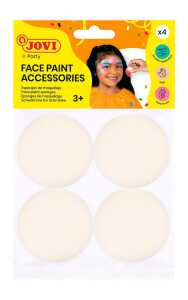 Jovi FACE PAINT Schminkschwämme Beutel mit 4 Stück
