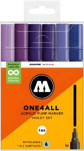 Acrylmarker One4All 227HS Violet Set