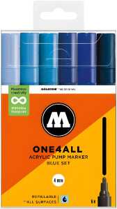 Molotow Acrylmarker One4All 227HS Blue Set