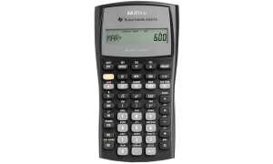 Finanzrechner BA II Plus schwarz