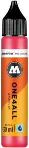 Molotow ONE4ALL Refill 30ml antistatik neonrot fluo