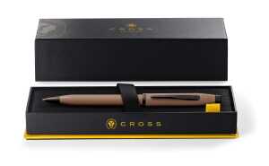 Cross Kugelschreiber Century II Erdbeige/Schwarz PVD