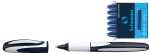 Set Tintenroller Ray tiefblau- hellgrau/Tintenpatronen blau