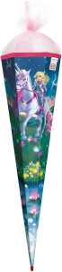 Roth Schultüte 85cm eckig Magische Einhornreiterin Organza