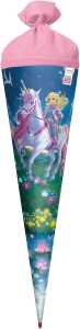 Roth Schultüte 70cm rund Magische Einhornreiterin Glitter