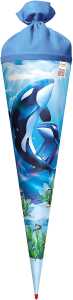 Roth Schultüte 70cm rund Orcas