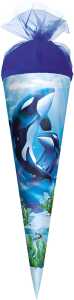 Roth Schultüte 50cm rund Orcas