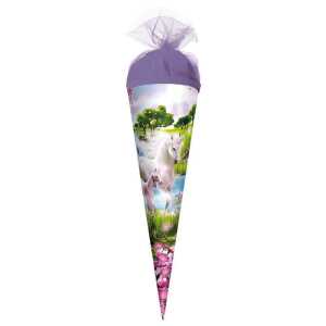 Motiv-Schultüte, Einzelartikel, 35 cm, rund, Tüllverschluss,