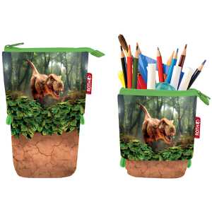 Roth Stifte- Etui 2in1 T-Rex Welt