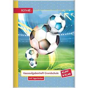 Roth Klipp&Klar Hausaufgabenheft Fußball
