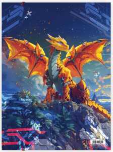 Roth Trendige Zeichenmappen A3 Robo-Drache