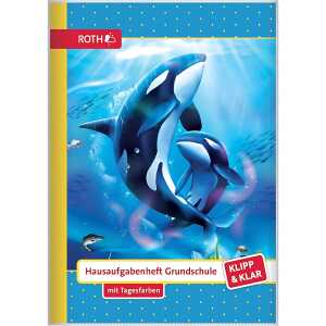 Roth Klipp&Klar Hausaufgabenheft Orcas