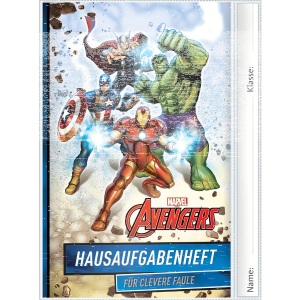 Hausaufgabenhefte - Lizenzen für clevere Faule Marvel Avengers