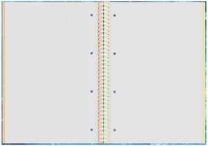Roth Spiral Notizbuch mit fbg. Rändern A4 "Ocean"
