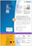 Herma Ordnerrückenschilder permanent 192 x 61 mm 80 Bl 320 Etik.