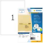 Herma Etiketten permanent 210 x 297 mm Folie transparent 80 Bl 80 Etik