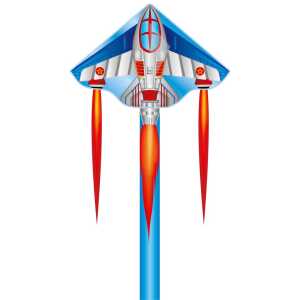 Ecoline Kinderdrachen Simple Flyer Jet Plane 120 cm