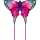 Ecoline Kinderdrachen Butterfly Marshmallow 97 cm