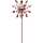 Kinetic Art Metal Wind Spinner: Copper Bucket Duett - Solar LED
