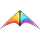 HQ Lenkdrachen Breezo Rainbow R2F