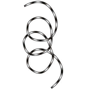 HQ Drachenschwanz Tube Tail Black & White Gradient 24 m - 2. Wahl