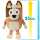 Moose Toys BLUEY Plüsch Einzelpack im CDU