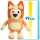 Moose Toys BLUEY Plüsch Einzelpack im CDU