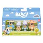 Moose Toys BLUEY Figuren 4-Pack - Familie Heeler auf Reisen